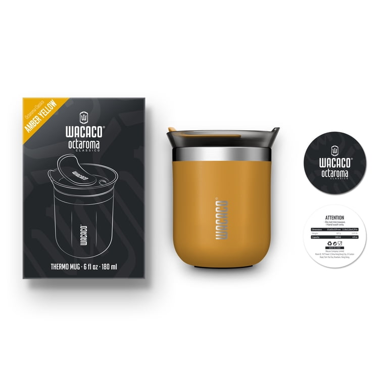 Wacaco | Octaroma | Tumbler 180ml - 6oz | Spill-Proof Mug