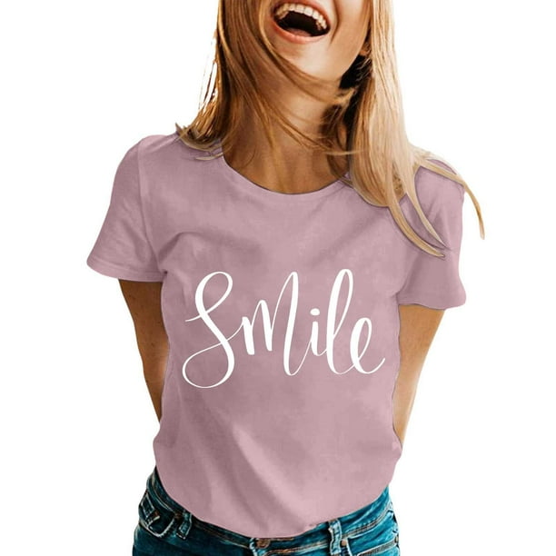 Camiseta gráfica de manga corta y cuello redondo para mujer: poliéster ligero, estampado de ranas, corte holgado, ropa informal de verano/para exterior