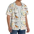 thumbnail image 2 of Kdxio Men'S Hawaiian Shirt For Men Short Sleeve Shirt On The Farm Summer Casual Holiday Beach Button Down T-Shirts, 2 of 5