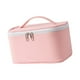 thumbnail image 4 of Neceser de maquillaje, capacidad, sintética, neceser, estuche de almacenamiento portátil, neceser, neceser para mujeres, niñas, Rosado Macarena Bolsas de maquillaje, 4 of 8