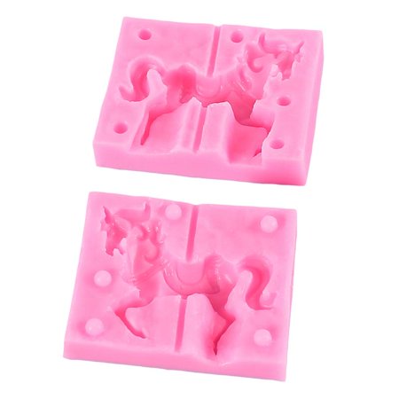 

ZOYONE Silicone Chocolate Molds for Pony Shaped Silicone Mold Cake Decorating Gadget Food Safe Silicone Material for Kitchen Ba