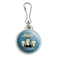 thumbnail image 1 of Beer It's a Liver Full of Fun Funny Humor Jacket Handbag Purse Luggage Backpack Zipper Pull Charm, 1 of 5