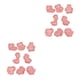 thumbnail image 4 of Moyic 8 piezas de moldes para repujado de galletas, juego de moldes de placas de estampado de Fondant de plástico PP, molde para hornear, Type1 NO1, 4 of 6