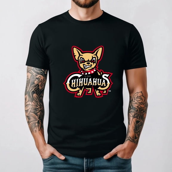 New Rare El Paso Chihuahua Chihuahuas Minor League Baseball Team Unisex T-Shirt, for men & women, up to size 5XL.