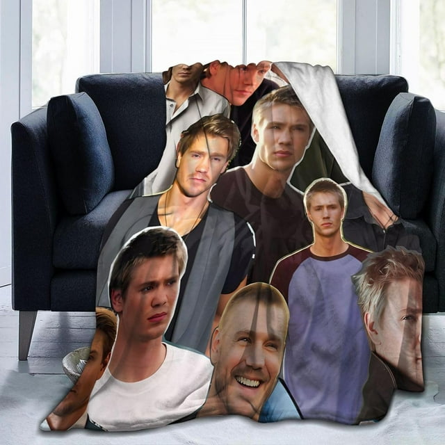 Chad Michael Murray Collage Blanket Soft Lightweight Flannel Fleece Throw Blankets for All Season 80"x60"