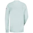 thumbnail image 2 of FR Lng Sleeve Henley Shirt,Gray,S,Button SEL2GY RG S, 2 of 2