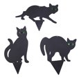 thumbnail image 1 of Tablero De Metal Para Gatos Negros, Repelente De Plagas, Disuasorio Para Gatos, Miedo Para Gatos, Jardín, Control De Plagas, 3 Piezas Speravity HA020644-00, 1 of 6