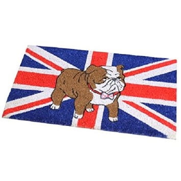 Bulldog Union Jack Doormat Walmart Com