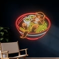thumbnail image 2 of Handmadetneonsign Custom Capybara Ramen Neon Sign, Capybara Japanese Noodles Led Sign, Japan Ramen, 2 of 5