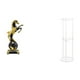 thumbnail image 1 of Figura de escritorio,Estante de estatua de caballo para escritorio,oficina,decoración del hogar,Figura decorativa de escritorio de resina para decoración del hogar,Mesa auxiliar redonda,Mesa, 1 of 8