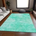 thumbnail image 4 of Dalyn Rugs Premium Machine Washable Mayfield AMF688 Teal 3' x 5' Rug, 4 of 7