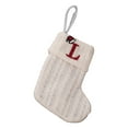 thumbnail image 2 of kiskick Christmas Stocking with Letters – Easy to Hang, Eye-catching Festive Tree Decor, Gift Holder Christmas Stocking, 2 of 8