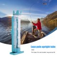 thumbnail image 1 of Soporte Para Caña De Pescar Estante de barril de pesca, soporte ajustable para caña de pescar para artes de pesca (azul), 1 of 8