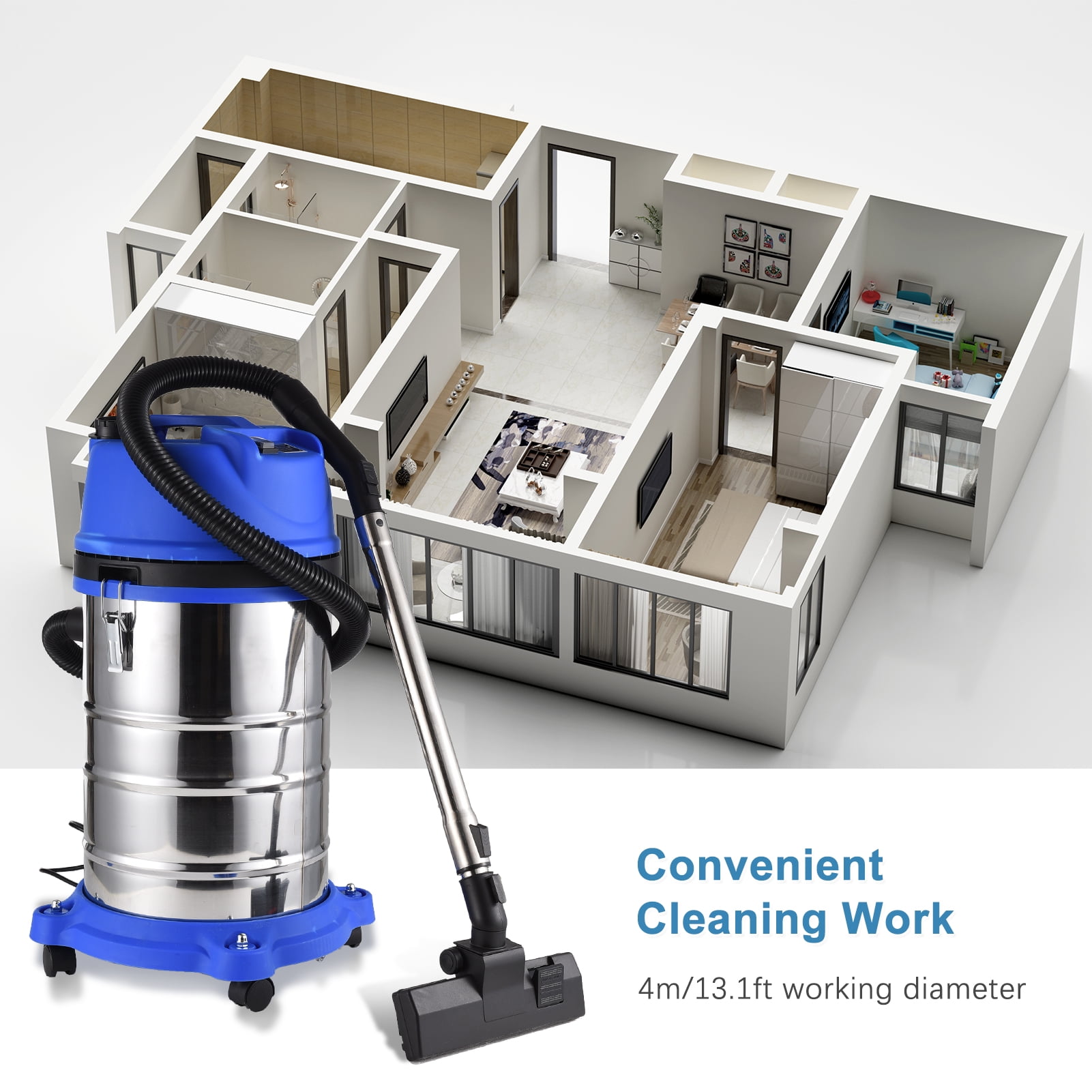 Vacuum cleaner, Cleaner Car Commercial Use And 1600w Floor Cleaner 18kpa Suction Car Cleaner Cleaner 30l/8 18kpa Cleaner Car Mewmewcat Cleaner 30l8 18kpa Buzhi