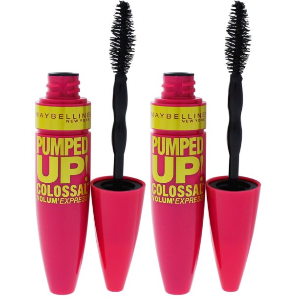 Máscara de pestañas Maybelline Pumped Up Colossal 16x Volumen Pack de 2