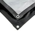 thumbnail image 4 of King Canopy BSSUPHD04X06 Black & Silver Super Heavy Duty Tarp, 4 x 6 ft., 4 of 4