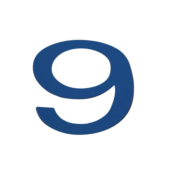 FindTape Marking Numbers: Number 9 / 3.7 in. high (Blue)
