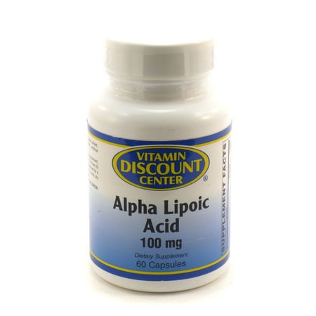 Acide alpha-lipoïque 100 mg par Vitamin Discount Center 60 Capsules