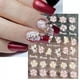 thumbnail image 2 of Pegatinas de flores acrílicas 5D, suministros para decoración de uñas, deslizador de uñas con encaje Floral rosa y blanco degradado, láminas de decoración para manicura de verano, STZ-5D43 Tan Jianjun unisex, 2 of 2