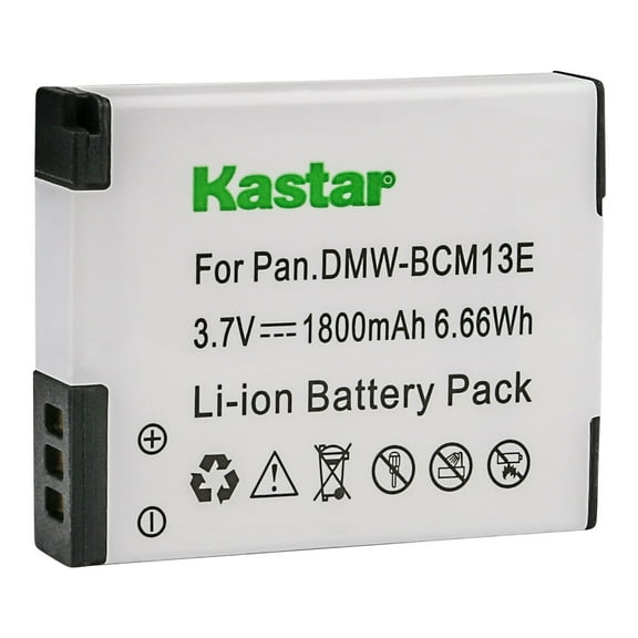 Kastar 1-Pack DMW-BCM13 Battery Replacement for Panasonic DMW-BCM13, DMW-BCM13E, DMW-BCM13PP Battery, Panasonic VSK0800, VSK0801 Charger, Panasonic Lumix DMC-ZS40 DMC-ZS40K DMC-ZS40S Camera