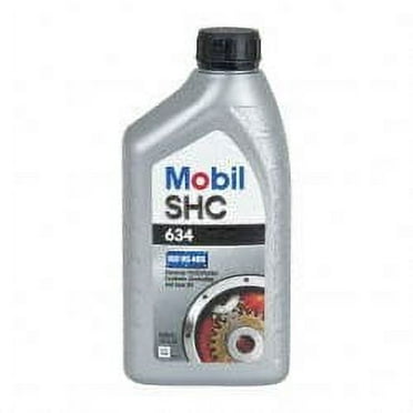 Mobil 0.25 Gal Bottle, Synthetic Gear Oil ISO 460