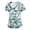 Sky Blue(Floral Print), variant on Iaqnaocc Scrub Tops Women Plus Size Floral Print Nursing Uniform Fashion V Neck Side Slits Scrub Shirt Party Short Sleeve Tees Blouse with Pockets Purple XL