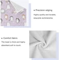 thumbnail image 3 of Coolnut 3 PCS Towel Purple Cat Cotton Bath Towel Set (1 Bath Towel, 1 Hand Towel, 1 Washcloth) for Bathroom, Super Soft and Quick Dry Towels, 3 of 6