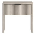 thumbnail image 2 of Pemberly Row Modern / Contemporary 23.63" Alder White MDF Nightstand, 2 of 8