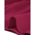 thumbnail image 5 of GRACE & GRANDEUR Women's Plus Size Rayon Midi Dress Solid Color Petal Sleeve Ruffled HemA-Line Swing Dress with Tie Back 4X Burgundy, 5 of 6