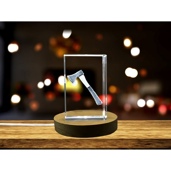 A Faceted Crystal Axe - A Tribute to Survival and Industry