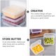 thumbnail image 3 of 2 unids queso rebanada cajas cajas de mantequilla Alimentos Servir platos Casos de mantenimiento fresco, 3 of 5
