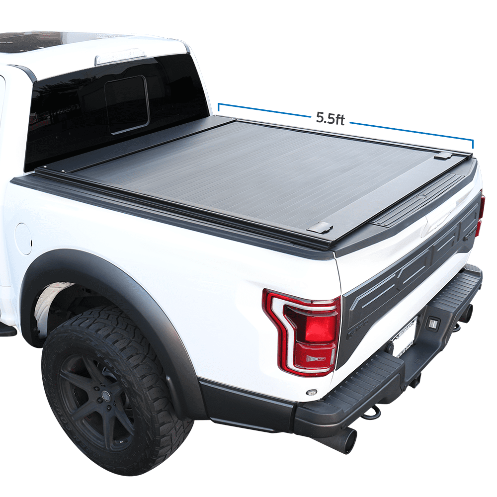 For 2009 2021 Ford F150 Short Truck Bed Syneticusa Waterproof Retractable Tonneau Cover