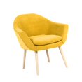 thumbnail image 4 of Sillón de ocio, sofá, sillón, sencillo, elegante, versátil, con respaldo y reposabrazos, sillón para dormitorio, balcón, oficina, sala de estar Amarillo, 4 of 8