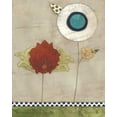 thumbnail image 2 of Vess, June Erica 12x14 Gold Ornate Wood Framed with Double Matting Museum Art Print Titled - Petal Patterns III, 2 of 4