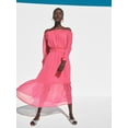 thumbnail image 3 of Sofia Jeans Women's and Women's Plus Off the Shoulder Dress with Blouson Sleeves, Sizes XS-5X, 3 of 7