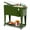 Green, variant on FreeLung 80QT Rolling Cooler Cart with Wheels Ice Chest Outdoor Backyard Coolers on Wheels Silver