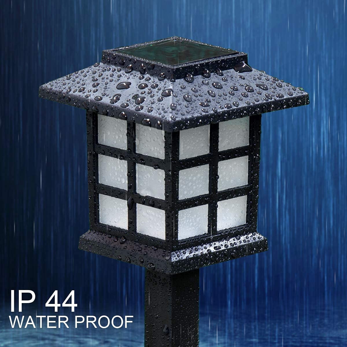 Solar Outdoor Lights,12 Pack LED Solar Lights Outdoor Waterproof, Solar Walkway Lights Maintain 10 Hours of Lighting for Your Garden, Landscape, Path, Yard, Patio, Driveway