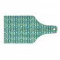 thumbnail image 1 of Abstract Cutting Board, Modern Geometric Pattern with Nested Quirky Rectangles in Aqua Color Palette, Decorative Tempered Glass Cutting and Serving Board, in 3 Sizes, by Ambesonne, 1 of 2