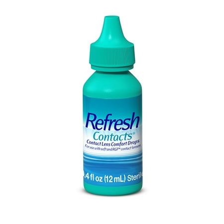 Refresh Contacts Contact Lens Comfort Drops For Use with Contact Lenses, 12 ml