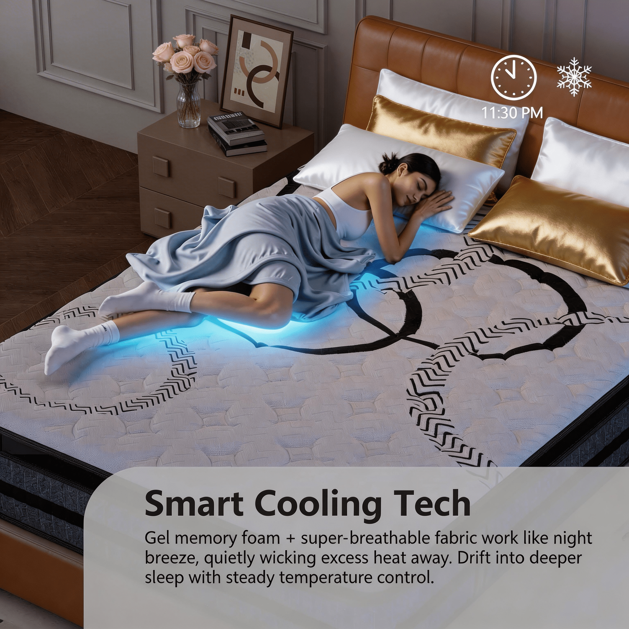 Kizreo Firm Twin Mattress, Hybrid Mattress with Gel Memory Foam and Individual Pocket Spring, OEKO-TEX and CertiPUR-US Certified, Cool Sleep, Pressure Relief, 12" in a Box