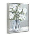 thumbnail image 4 of Stupell Industries Pale Blossom Bouquet Botanical & Floral Painting Gray Framed Art Print Wall Art, 11 x 14, 4 of 10