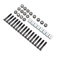 thumbnail image 1 of Kit de Matériel de Planche à Roulettes Matériel de Montage 16 Vis 16 Écrous 8 Rondelles, pour la Plupart des Skateboards et Longboards, 1 of 7