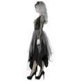 thumbnail image 2 of 40" Black and Gray Graveyard Bride Women Adult Halloween Costume - Small, 2 of 3