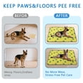 thumbnail image 6 of Large Size 48"x48" Reusable Housebreaking Pads for Dogs, Washable Non-Slip Pet Mat with Attractive Floral and Leaf Design (Plant patterns), 6 of 8