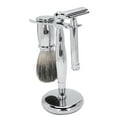 thumbnail image 2 of Shaving Set, Brush Holder Professional Shaving Brush 3pcs  For Salon, 2 of 8