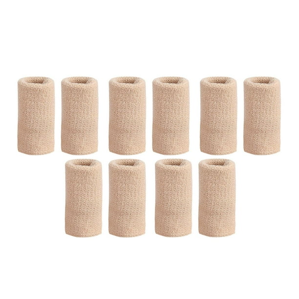 10 férulas elásticas y cómodas para dedos, ideales para voleibol, béisbol y otros deportes. 1.57x0.51x0.08 pulgadas