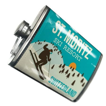 

NEONBLOND Flask St. Moritz Ski Resort - Switzerland Ski Resort