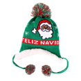 thumbnail image 2 of Árbol De Navidad De Punto De Punto Bebé, Papá Noel, Crochet Punto Beanie Green Santa Sunnimix Niños de punto sombrero gorro, 2 of 5