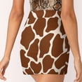 thumbnail image 5 of Giraffe Animal Print Africa And Safari Style Skirts Woman Fashion 2025 Pant Skirt Mini Skirts Office Short Skirt Giraffe Animal, 5 of 7