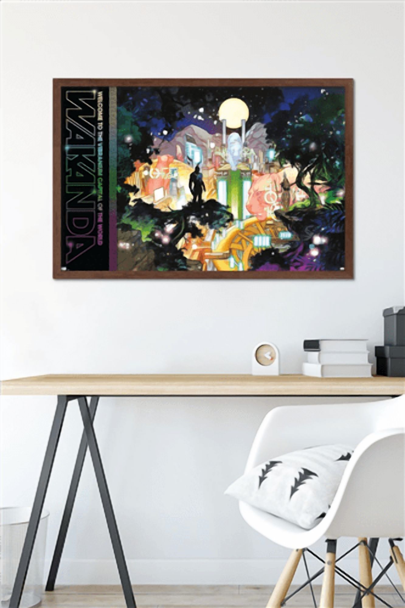 Marvel: Hero Lands - Wakanda 2 Wall Poster, 22.375" x 34" Framed